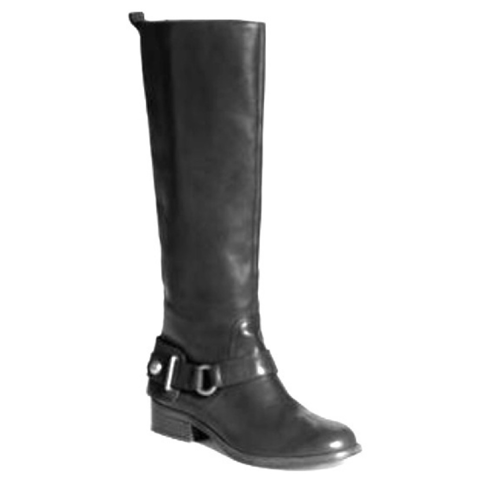 Coach Natalie Black Leather Boots